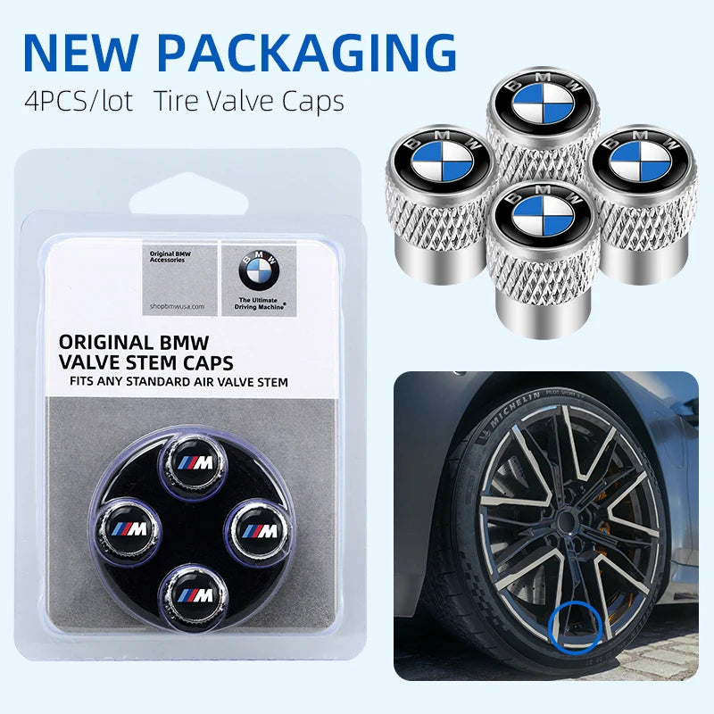 BMW ALUMINUM VALVE CAPS